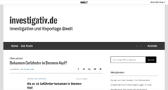 Desktop Screenshot of investigativ.welt.de