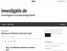 Tablet Screenshot of investigativ.welt.de