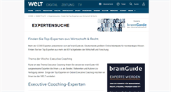 Desktop Screenshot of expertensuche.welt.de