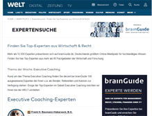 Tablet Screenshot of expertensuche.welt.de