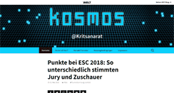 Desktop Screenshot of kosmos.welt.de
