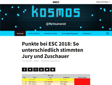 Tablet Screenshot of kosmos.welt.de